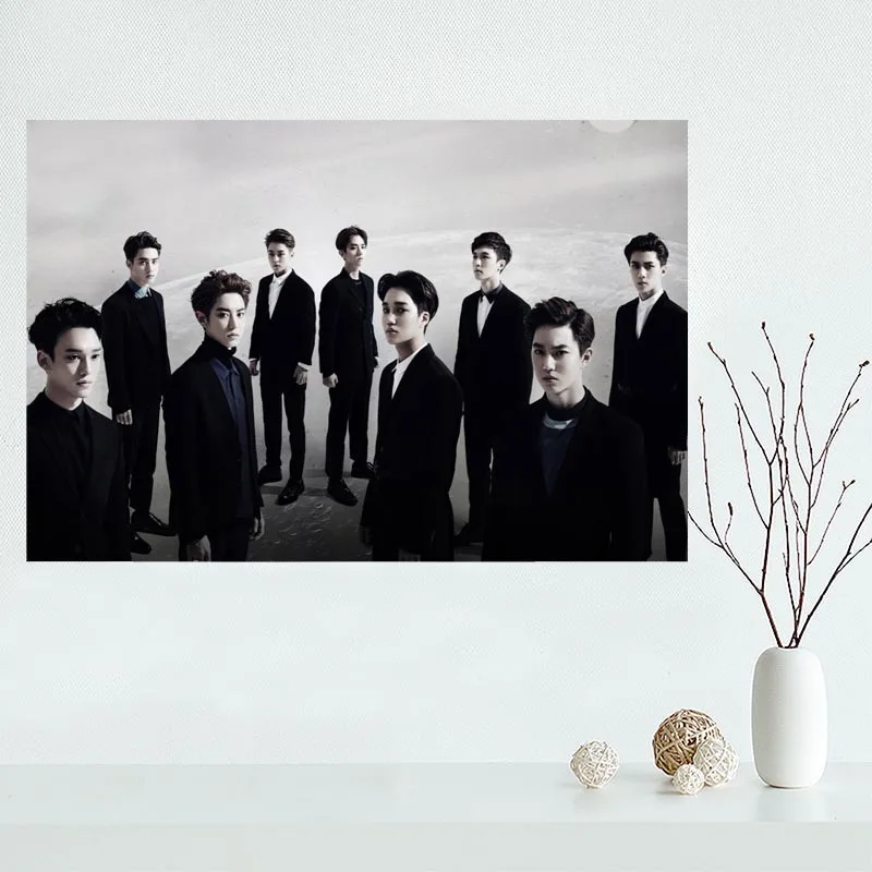 Exo пользовательские холст постер украшение дома Ткань Холст Картина стене плакат