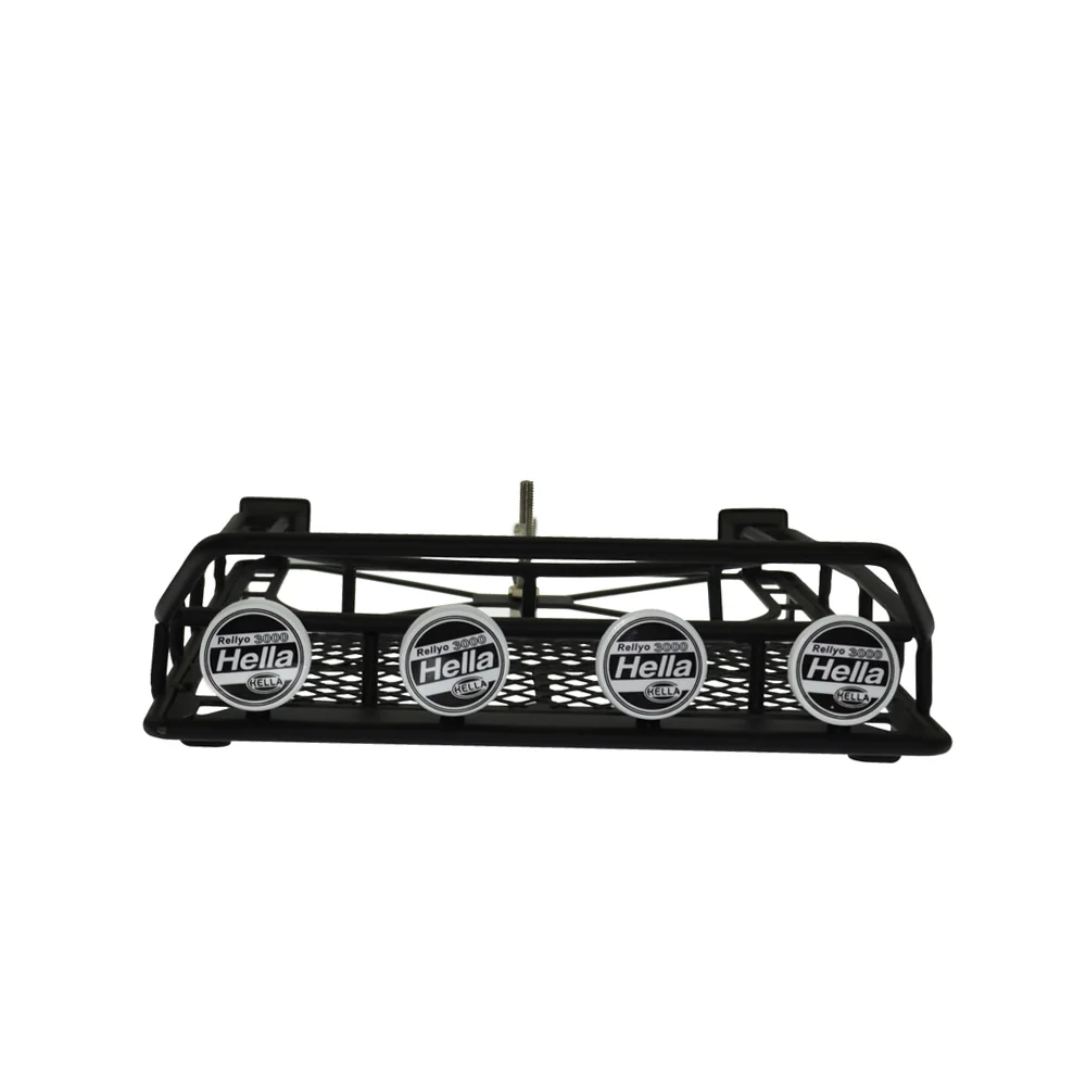 1/10 RC Crawler Metal Roof Rack with 4LED Lights for SCX10 II 90046 90047 D90 | Игрушки и хобби