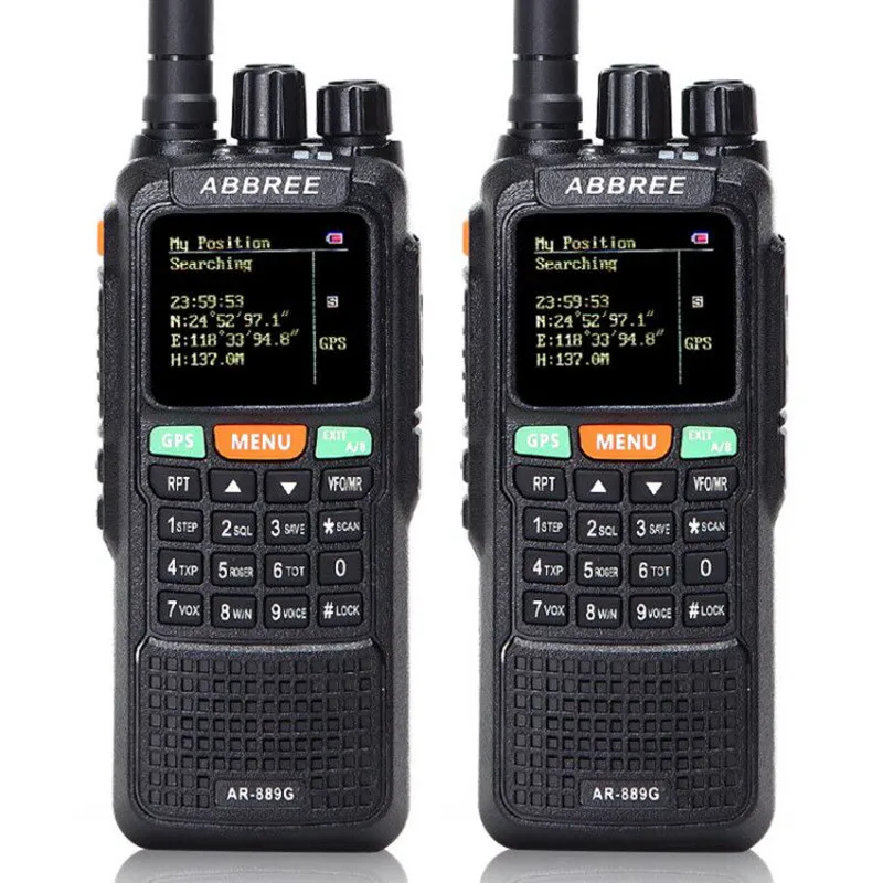 2 шт. Двухдиапазонная портативная рация 10 Вт с GPS | Мобильные телефоны и аксессуары