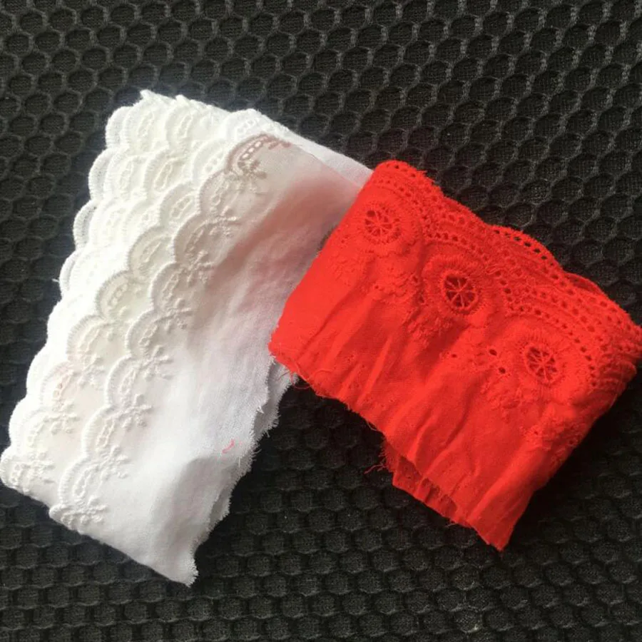 10 м/лот хлопковое кружево водорастворимое вышитое кружевное полотно DIY шитье летнее платье рубашка ремесло поставщик