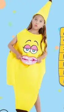 Серый Г. взрослая Кулинария для детей банан костюм Семья Забавный Onesie талисмана банан Необычные платья Хэллоуин Мультфильм Маскарад одежда - Цвет: Серый