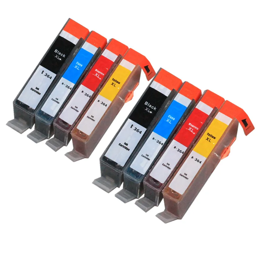 2 набора картриджей для hp 364 XL чернильный картридж Photosmart Plus B209a B209c B210a B210c B210d Deskjet 3070 3520/3522|Чернильные