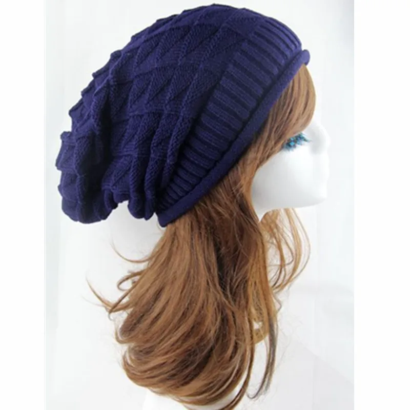 Вязаные шапки s зимние шапочки одноцветные Skullies теплая мягкая вязаная крючком шапка для мужчин и женщин DHL 100 шт./лот