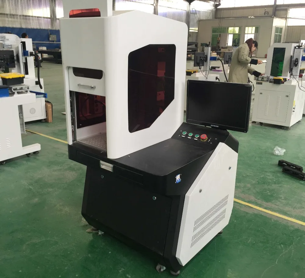 Волоконно лазерная маркировочная машина с полным покрытием ce/металлический