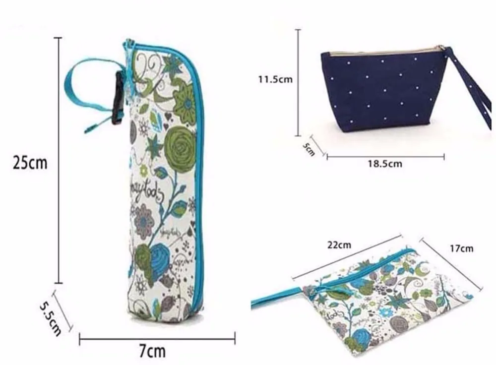 Бесплатная доставка! Новинка 6 шт. сумка для подгузников с цветочным принтом мамы