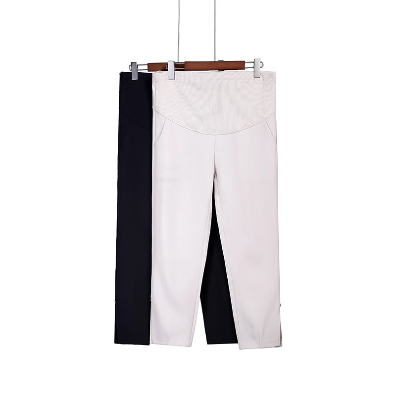9/10 Длина Весна Лето Модные Штаны для беременных брюки карандаш живота одежда OL