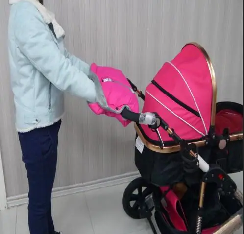 Детская коляска Yoya Mommy теплые перчатки Мягкая ручная муфта водонепроницаемая