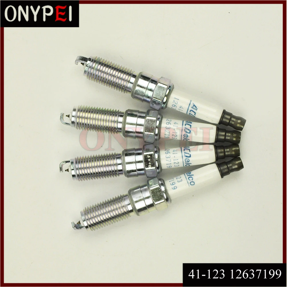 4X 41-123 12637199 иридиевая Свеча зажигания для Buick LaCrosse Regal Cadillac Seville Chevrolet Captiva Sport Equinox Pontiac Solstice