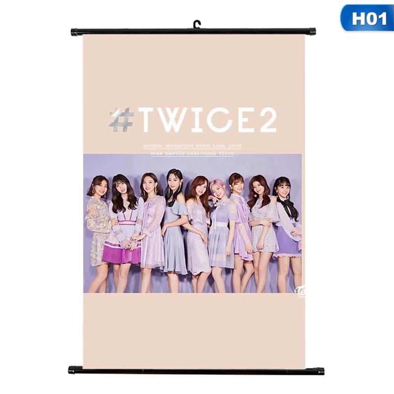 1 шт. К-поп два раза японский альбом TWICE2 Висячие рисунки на фото стены прокрутки плакат Канцелярский набор