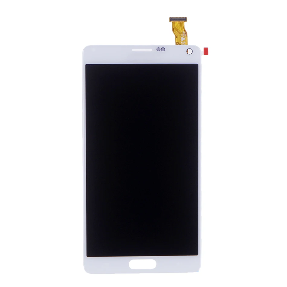 white Original SUPER AMOLED LCD For Samsung Galaxy Note 4 Note4 N910A N910F LCD Screen Display Touch Digitizer Assembly Replacement - Цвет: white