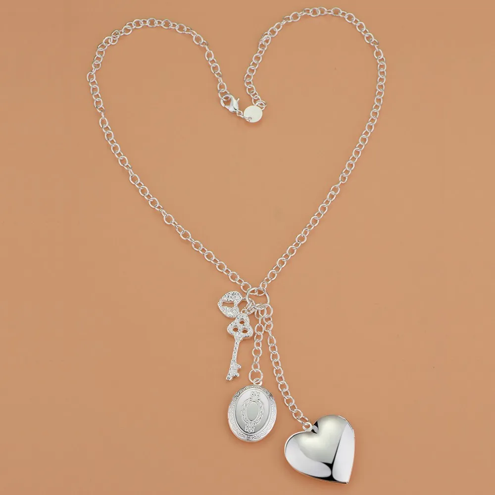 Pendant Necklaces Silver necklace fashion jewelry /bneakela daealrla | Украшения и аксессуары