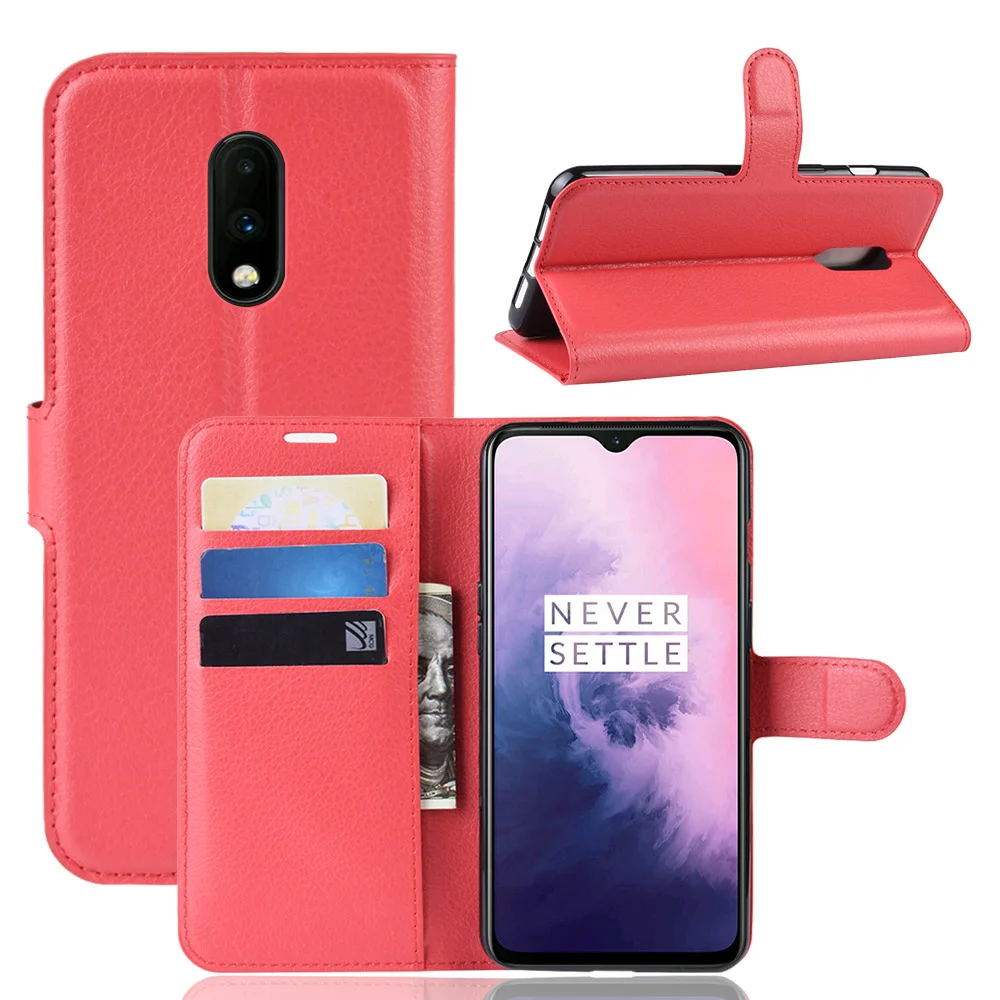 KONSMART Новый чехол для телефона Oneplus 7 Чехол из искусственной кожи с защелкой Pro