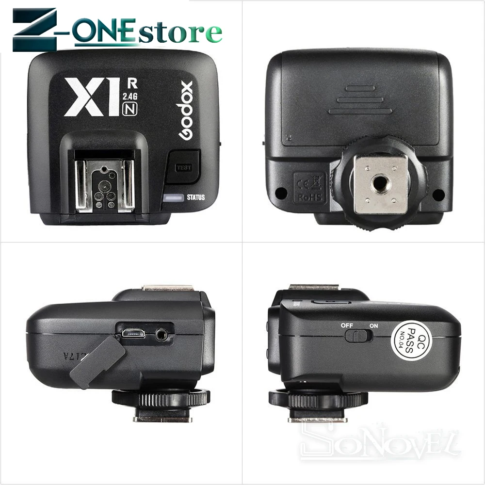 Триггер вспышки GODOX X1N TTL 2 4G беспроводной X1T N передатчик + X1R приемник для Nikon D800 D3X D3
