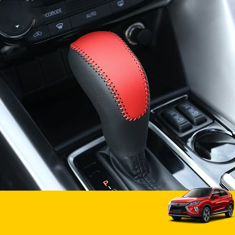 Универсальная ручная кожаная ручка переключения передач рычаг для стайлинга