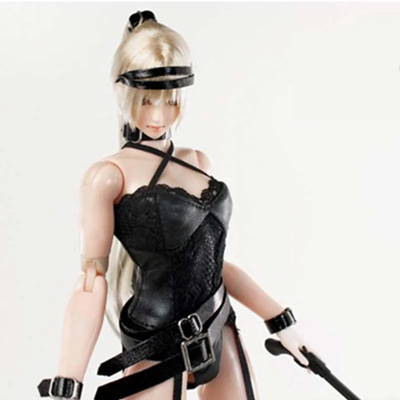 

Mnotht 1/6 Scale Female Soldier Black Lingerie Underwear Suit CC230 For 12in Action Figure Toys Collection