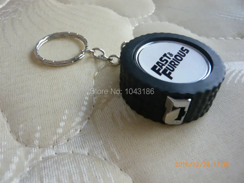 FREE SHIPPING 20PCS Fast and Furious Wheel Measuring Tape Keychain with Organza Bag Party Favors Gifts Birthday Gift | Дом и сад