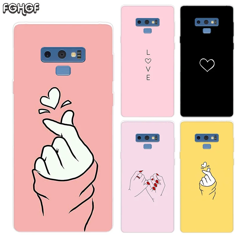 Мягкий прозрачный чехол с принтом для Samsung Galaxy Note 8 9 5 4 3 C5 C7 C8 C9 | Мобильные телефоны