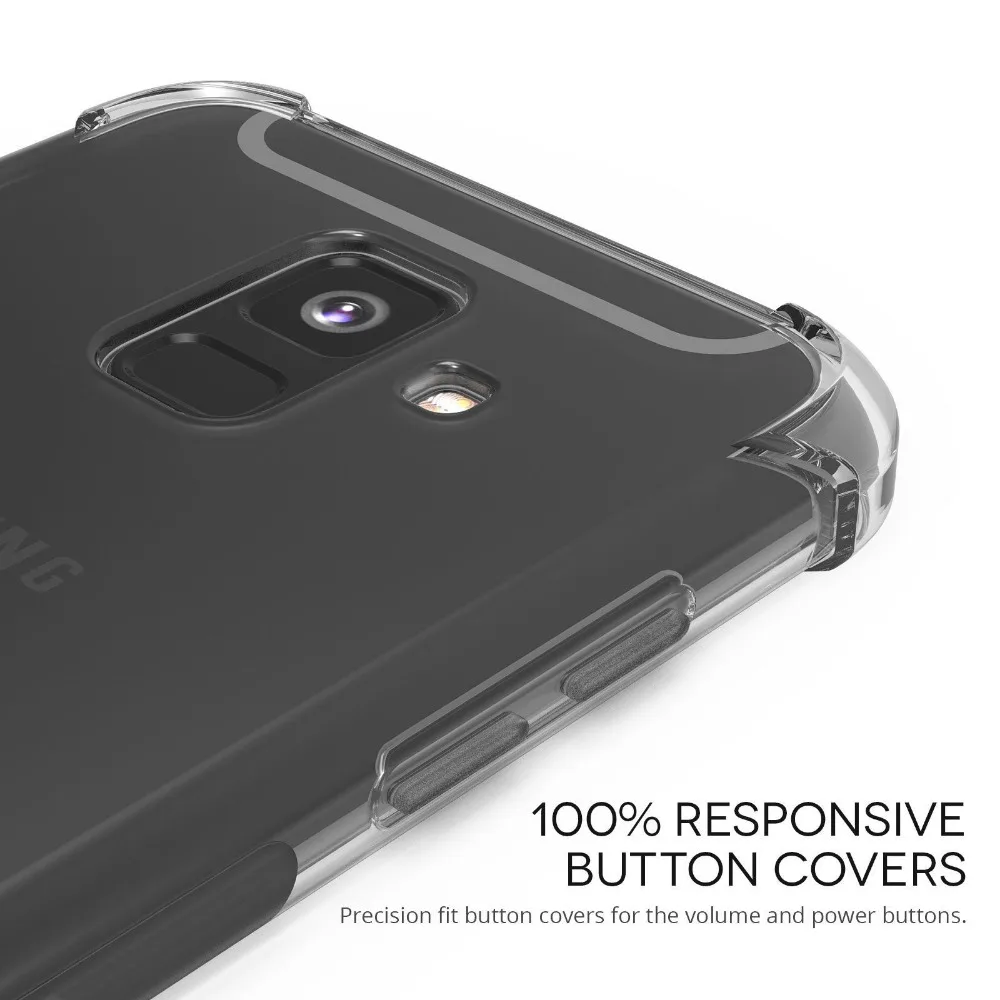 For Galaxy J4 J6 J8 2018 J400F J600F SM-J800FN Drop-Proof Hybrid Armor Soft Clear TPU Case Samsung Couqe |