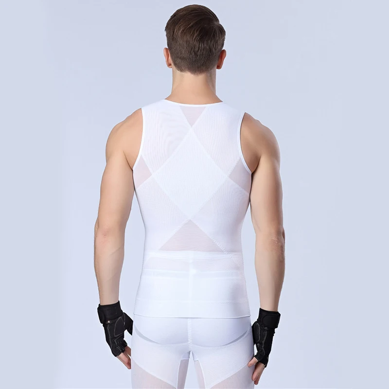 Большой X Shaper мужской облегающий корсет нижнее белье жилет для похудения рубашка