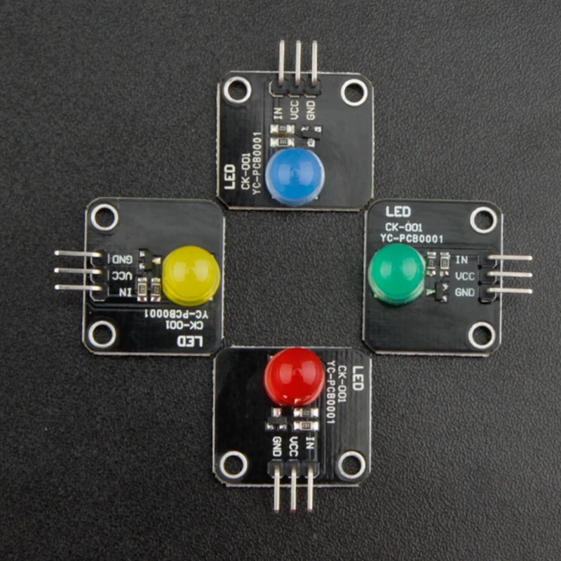 2pcs Electronic building blocks 8mmLED light-emitting module luminous multicolor | Лампы и освещение