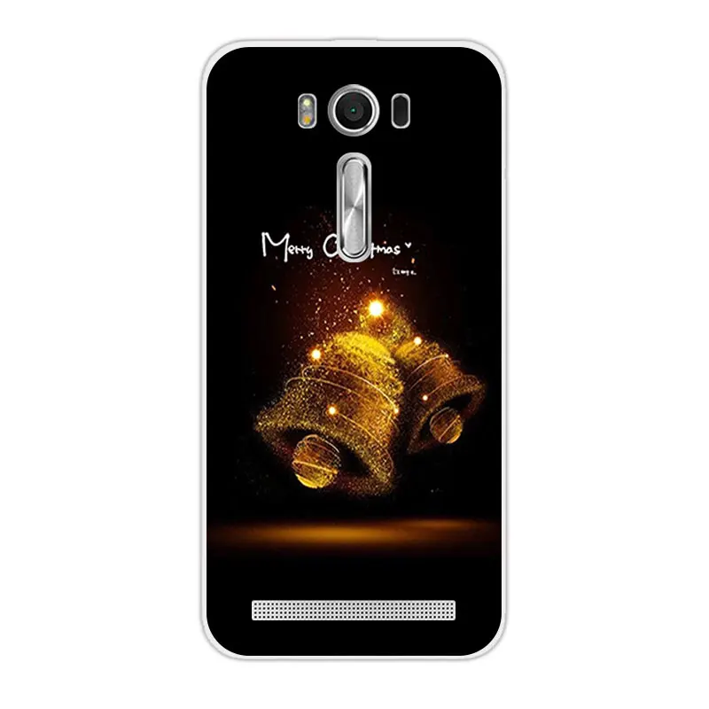 Для ASUS ZenFone 2 Laser ZE500KL чехол рождественский сезон дизайн спины и силикона с откидной крышкой чехол для Asus ZE500KL чехол для телефона TPU Защитный чехол - Цвет: 25