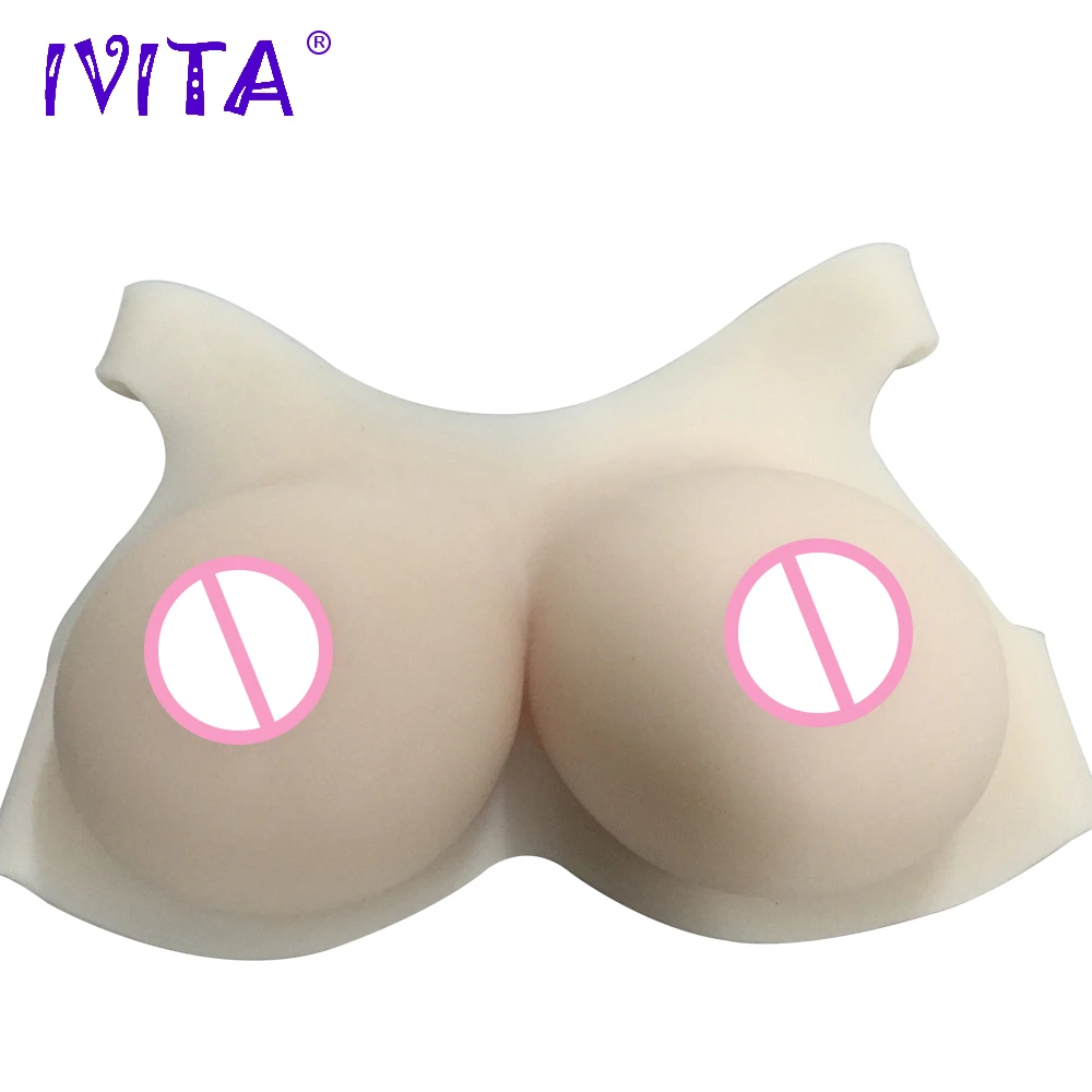 IVITA 2800 г силиконовые формы для груди искусственные Shemale трансгендер Трансвестит