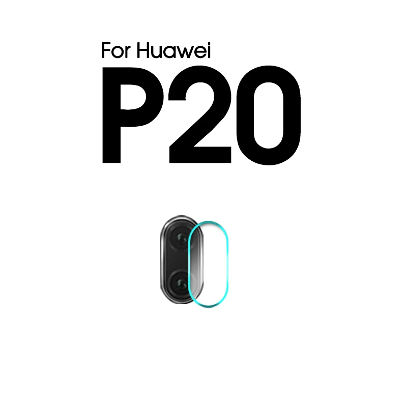 For P20 Закаленное стекло для объектива камеры Huawei P20 Lite P30 Lite Mate 20 Lite P Smart P20 Pro P30Pro Nova 3 3i Защитная пленка для экрана - Цвет: For P20