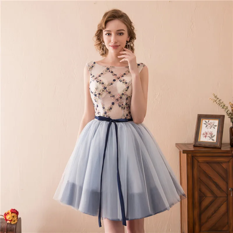 Короткие Коктейльные мини платья Forevergracedress платье из тюля без рукавов большие