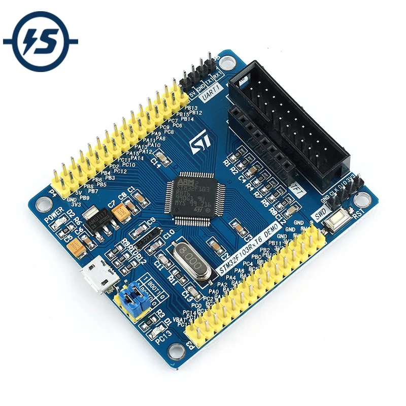 Системная плата STM32F103RBT6 макетная MCU STM32 128K FLASH 20K RAM Core Board|Интегральные схемы| |