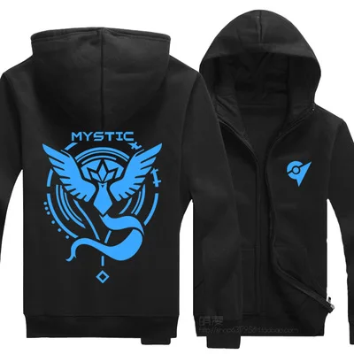 16 Новые толстовки для мужчин и женщин для Аниме Pokemon Team Mystic Valor Instinct дизайн толстовка унисекс пальто толстовка - Цвет: 16