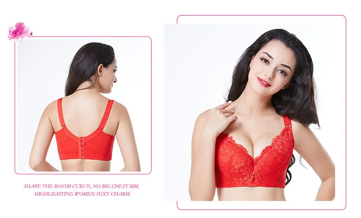 Queenral Push Up бюстгальтеры для Для женщин нижнее женское белье BH Bralette Большой размер 34-50 ABCDE чашки сексуальные кружева Флора бюстгальтер femlae бюстгальтеры бюстгалтерлифчик силиконовый бюстгалтербюстгальте
