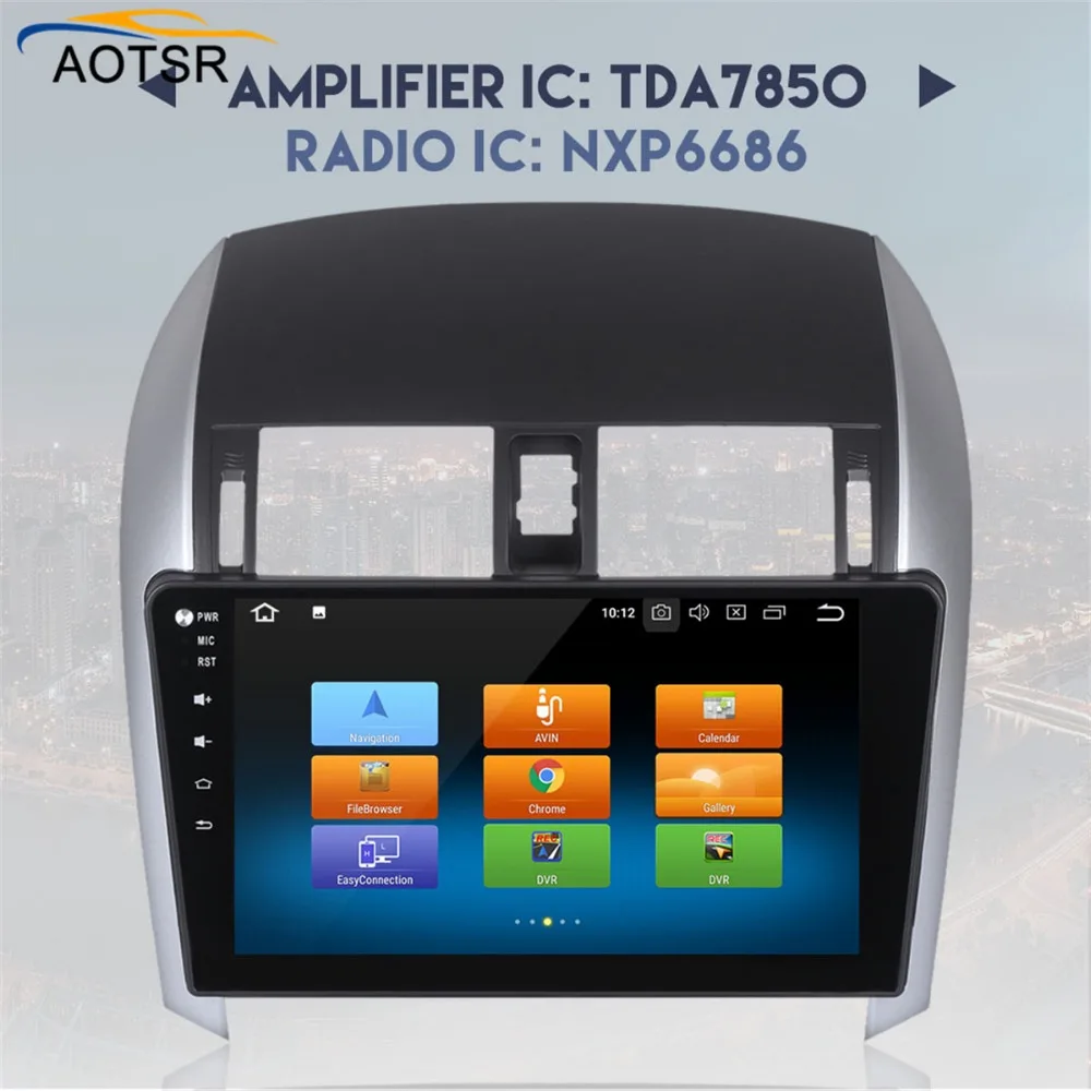 AOTSR 10 2 &quotAndroid 8 0 Автомобильный GPS радио плеер Подходит для Toyota Corolla 2007 2011 с