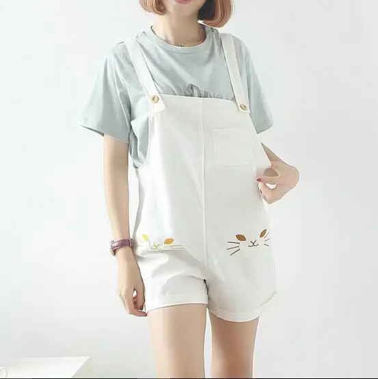 Женские летние шорты комбинезоны без рукавов на бретельках комбинезон для