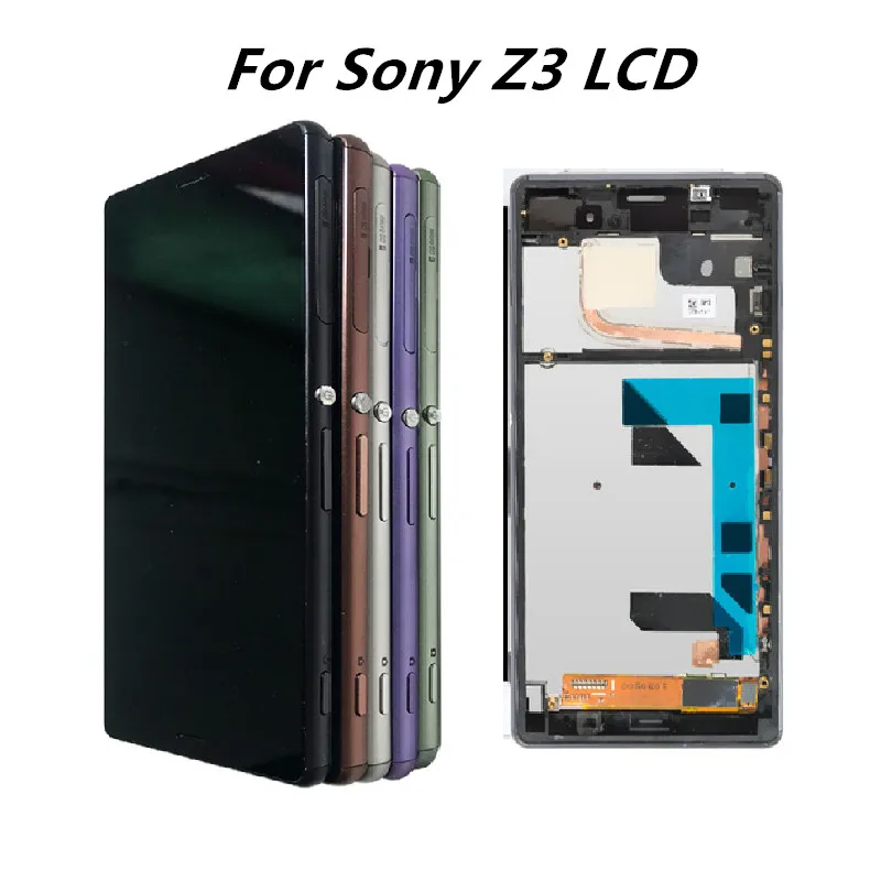 5 2 &quotЖК для SONY Xperia Z3 дисплей сенсорный экран с рамкой Двойной ЖК D6603 D6633 D6653 L55T D6683