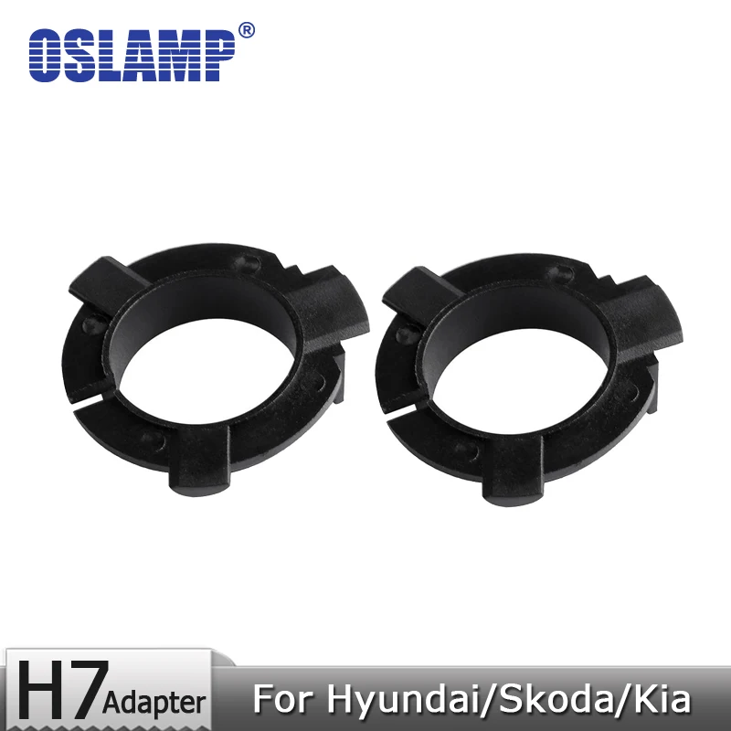 1 пара пластиковые светодиодные лампы для фар Hyundai/Skoda/Kia/Nissan H7 | Автомобили и
