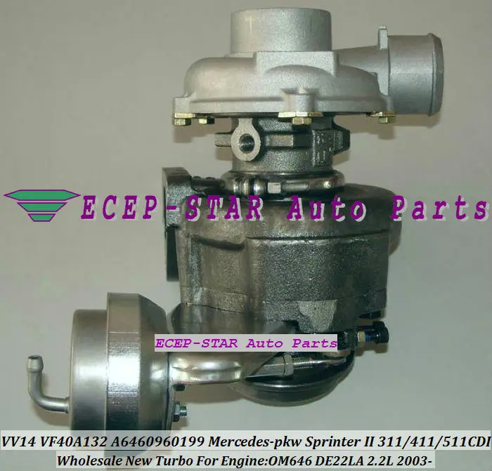 Бесплатная доставка RHF4V VV14 VF40A132 A6460960699 6160960199 турбо для Mercedes PKW Vito 115 111 Viano Sprinter II OM646