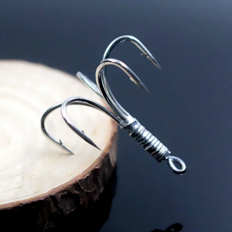 Carbon Steel High Strength Fishing Hooks Ultra Sharp 5 Anchor Carp Barbed Hook Explosion Squid Treble Pesca | Спорт и развлечения