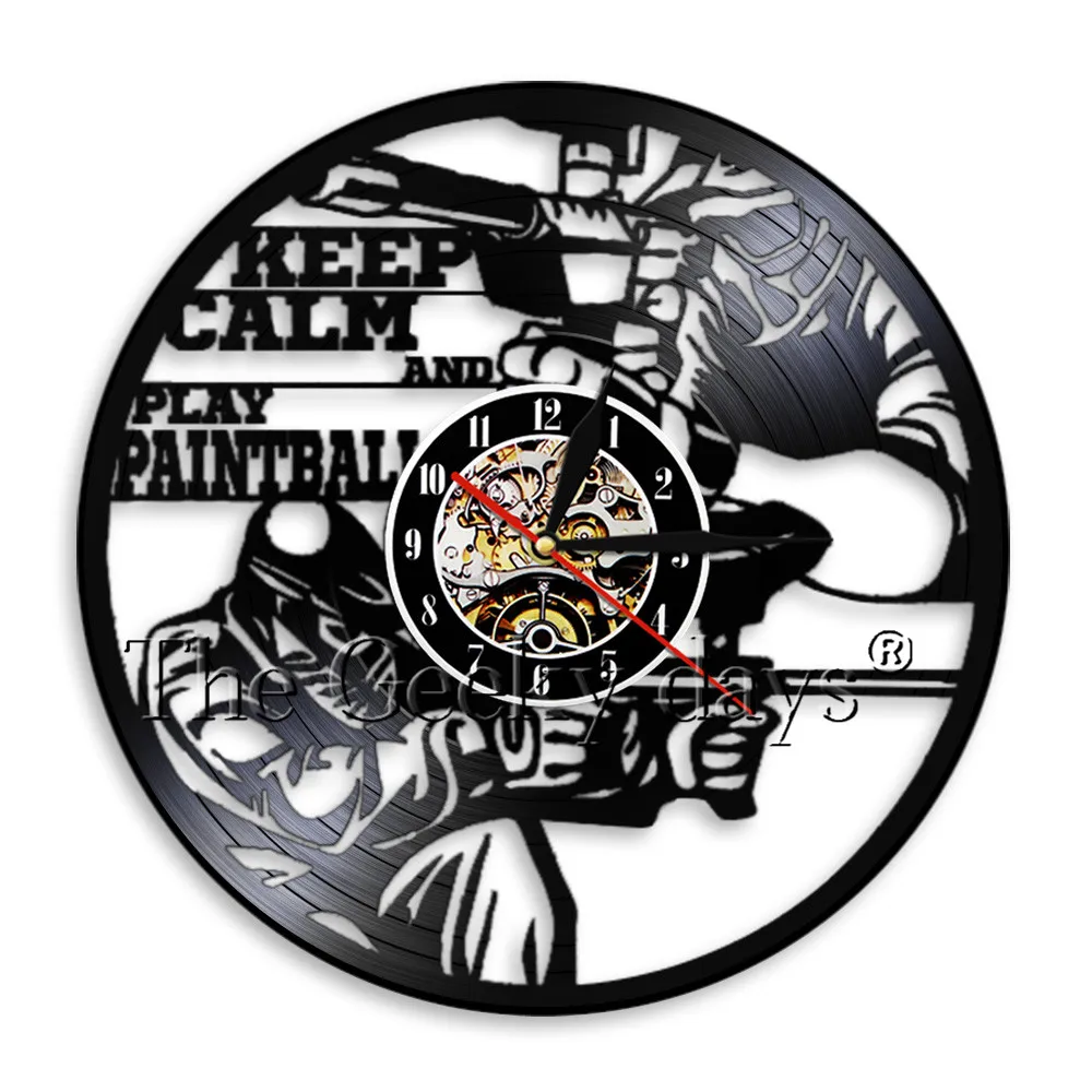 Виниловый светодиодный светильник Keep Calm для пейнтбола войны кемпинга спорта