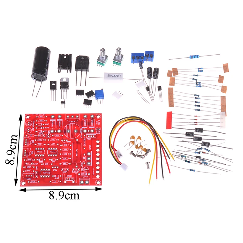 Красный 0 30V 2mA 3A непрерывно регулируемый DC Регулируемый источник питания DIY Kit