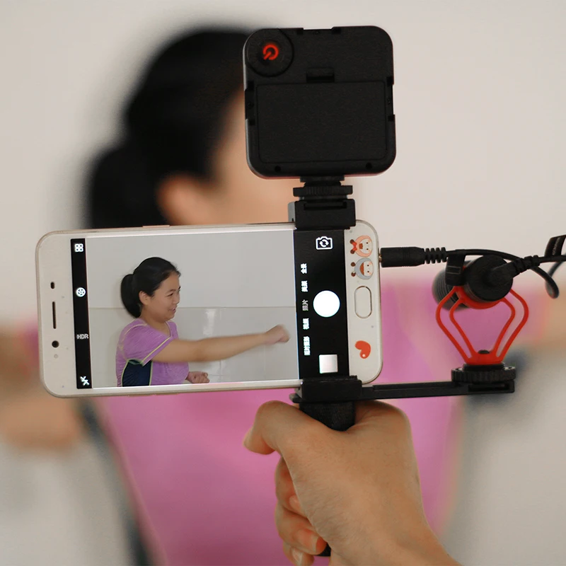 Ulanzi смартфон Filmmaker видео Rig металлический телефон штатив крепление с горячий