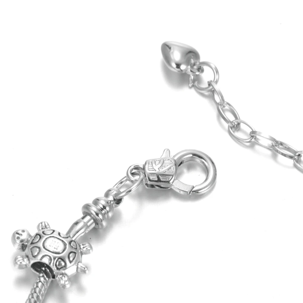 Оранжевый Цвет Сова Шарм бусины браслеты 18 мм Оснастки и браслет Кнопка