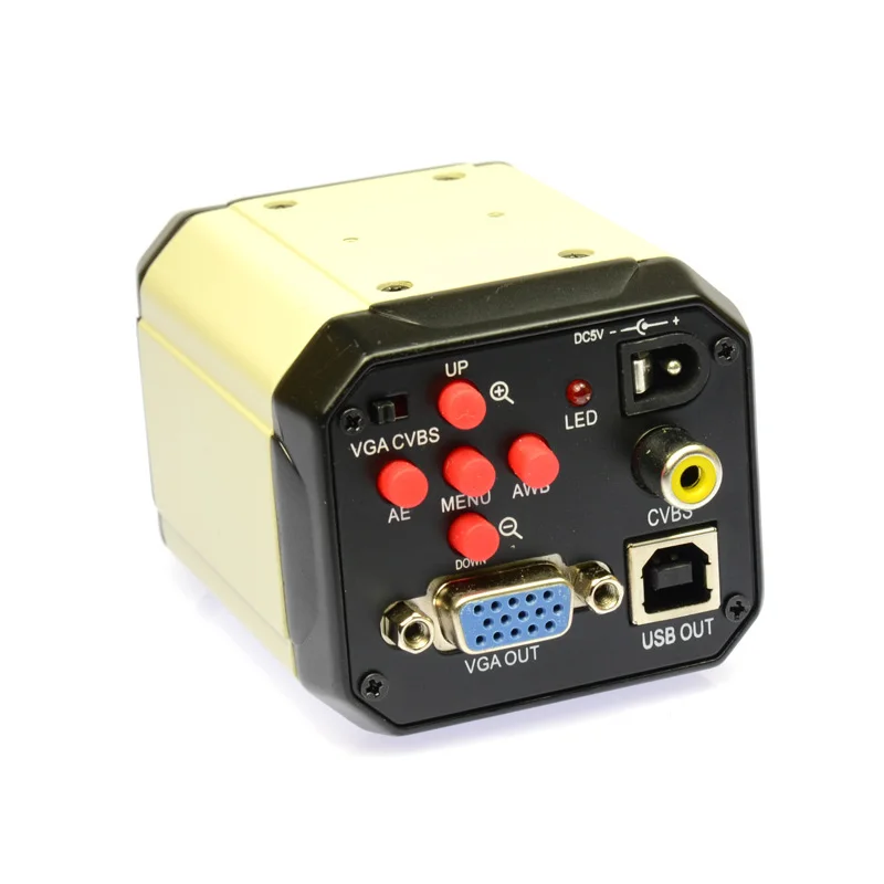 2.0MP HD 3 в 1 цифровой промышленный микроскоп камера Лупа VGA USB AV ТВ Видео выход для PCB