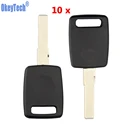 Чехол для автомобильных ключей OkeyTech, 10 шт.лот, для Audi A4, A6, A3, A6, C5, C6, B8, B7, Q5, B5, Q7, A2, TT