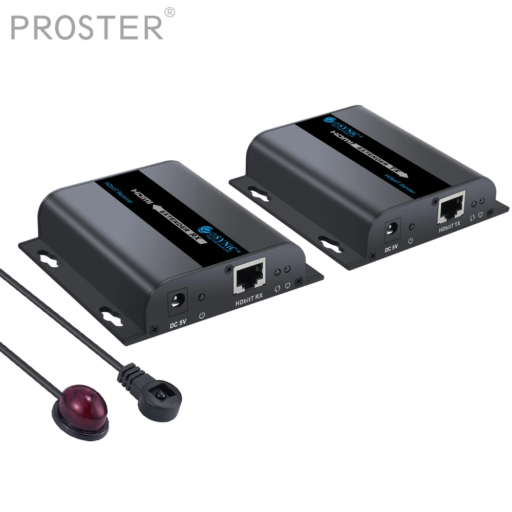 HDbitT HDMI совместимый удлинитель до 120 м репитер RJ45/CAT6/6a/7 IR передает V1.4 HDCP 1 4 приемник
