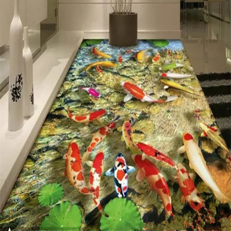 3D коврики для ванной комнаты живописный коврик в прихожую кухонные ковры