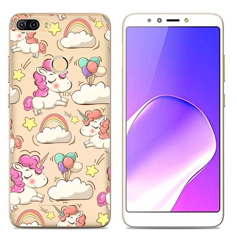 Чехол для телефона Infinix Hot 6 милый мультяшный высококачественный мягкий чехол из