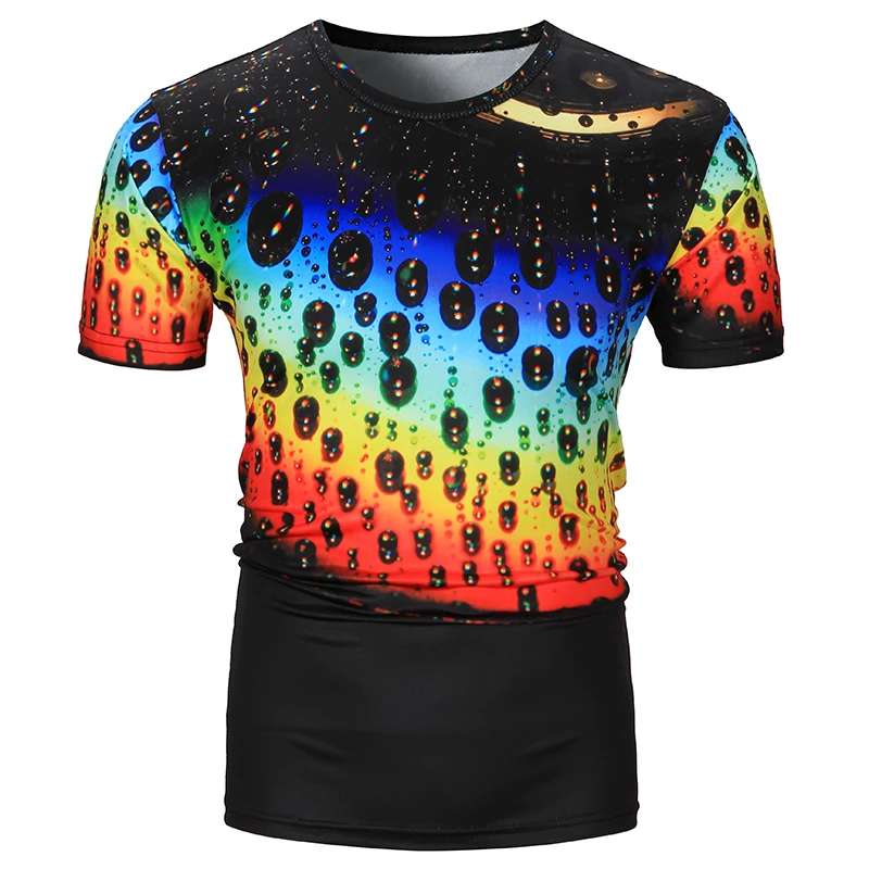 3d печатные Мужчины Женщины Летние футболки Повседневная O воротник 3D Футболки