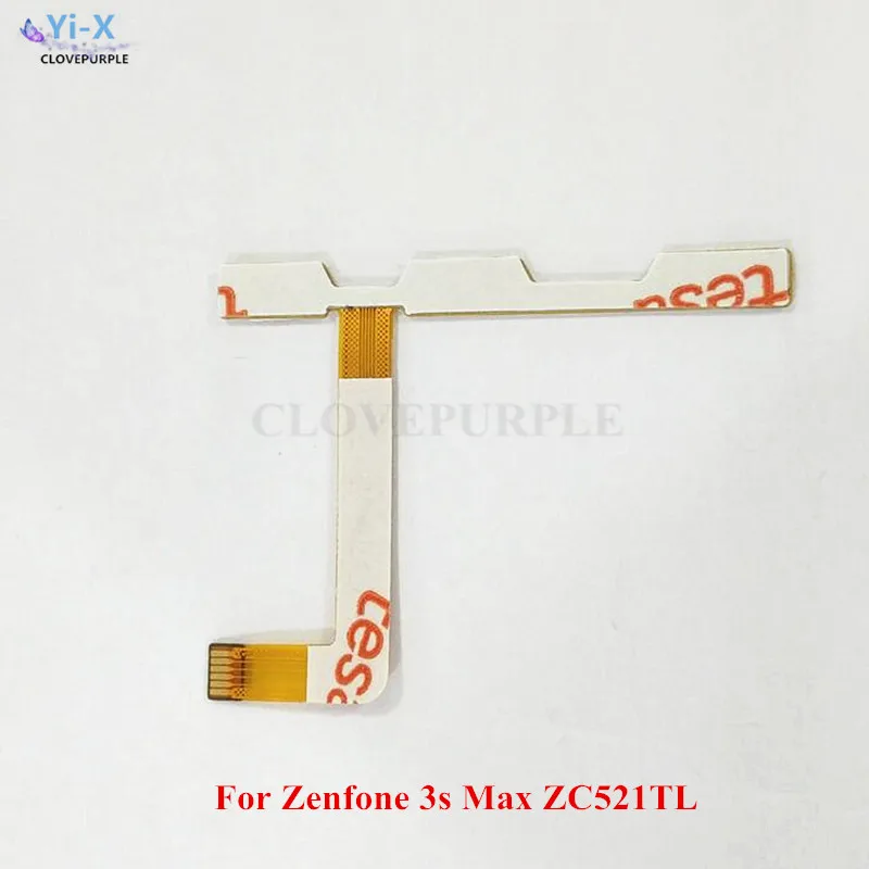 

Wholesale Price 50PCS/Lot Volume Switch Flex cable For Asus Zenfone 3S Max ZC521TL Power Button Flex Cable Repair Parts