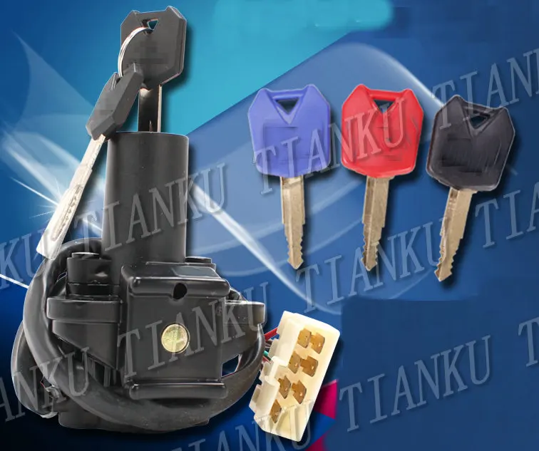 Переключатель зажигания мотоцикла набор замков для ключа на сиденье с газовой