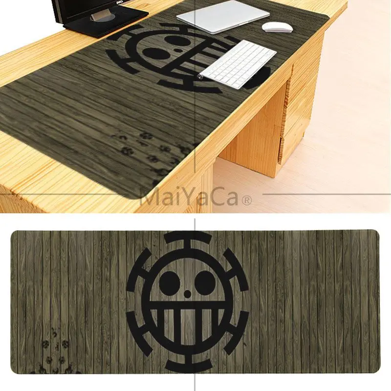 Lock Edge 40x90cm MaiYaCa 700*300 мм один кусок коврик для мыши игровой коврик для мыши большой мультфильм аниме резиновый коврик для мыши Клавиатура коврик настольный коврик для Луффи - Цвет: Lock Edge 40x90cm